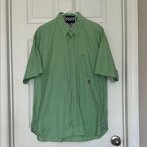 Tommy Hilfiger mens short sleeve button front shirt